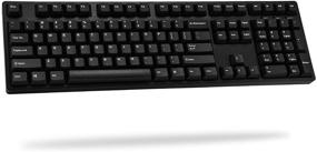 img 4 attached to iKBC CD108 V2 Ergonomic Mechanical Keyboard with Cherry MX Brown Switch for Windows and Mac, Full Size Keyboard Upgraded with Mistel PBT Double Shot Keycaps for Desktop and Laptop, Enhanced Build Quality