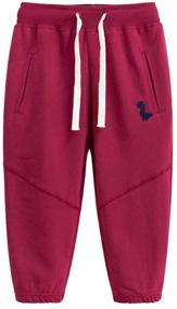 img 2 attached to LeeXiang Dinosaur Embroidered Sweatpants for Boys (3-8Years) - Clothing in Pants