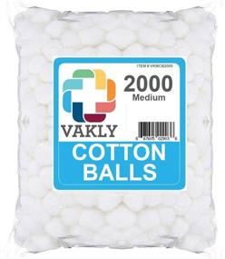img 4 attached to 2000 Non-Sterile Medium Cotton Balls: Convenient Bulk Pack for Daily Use