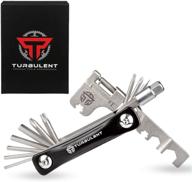 🚴 turbulent universal bike multitool - 23 in 1 heavy duty portable repair kit with chain breaker, allen keys & spoke tool logo