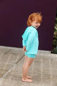 img 1 attached to 🏊 Swimwear for Boys: City Threads Rashguard with Enhanced Sun Protection