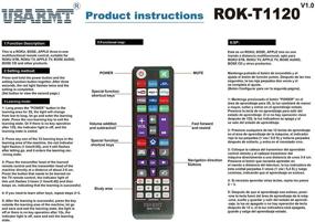 img 3 attached to 📱 Универсальный пульт дистанционного управления совместимый с Roku TV (JVC/RCA/Philips/Element/LG/TCL), Bose Wave I/II/III/IV и Apple 1/2/3 поколениями [Исключение: Roku Stick]