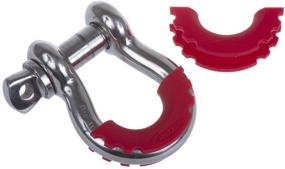 img 1 attached to USA-Made Daystar KU70056RE Red D-Ring Shackle Isolator - Safeguard Your Bumper & Minimize Rattling