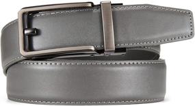 img 2 attached to Click Ratchet Dress Sliding Buckle Men's Accessories for Belts
