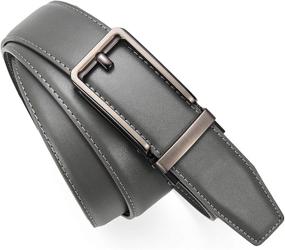 img 1 attached to Click Ratchet Dress Sliding Buckle Men's Accessories for Belts