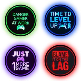img 4 attached to Coasters Dreamcontroller Rechargeable Gamer Decorations