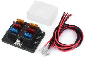 img 3 attached to 🔋 Jtron 6 Way Fuse Box with LED Warning Light for Automotive, Boat, and Marine Applications