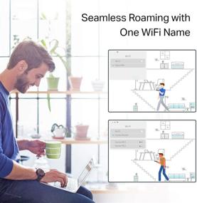 img 1 attached to Испытайте бесперебойный WiFi с TP-Link Deco Whole Home Mesh System - 📶 Покрытие 5,500 кв. футов с родительским контролем, совместимостью с Alexa и гигабитными портами (Deco M4 3-Pack)