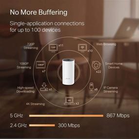 img 2 attached to Experience Seamless WiFi with TP-Link Deco Whole Home Mesh System - 📶 Covering 5,500 Sq.ft with Parental Controls, Alexa compatibility & Gigabit Ports (Deco M4 3-Pack)