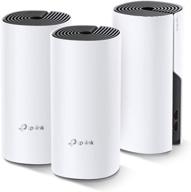 experience seamless wifi with tp-link deco whole home mesh system - 📶 covering 5,500 sq.ft with parental controls, alexa compatibility & gigabit ports (deco m4 3-pack) logo