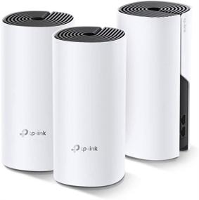 img 4 attached to Experience Seamless WiFi with TP-Link Deco Whole Home Mesh System - 📶 Covering 5,500 Sq.ft with Parental Controls, Alexa compatibility & Gigabit Ports (Deco M4 3-Pack)