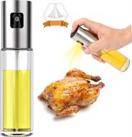 100ml versatile glass oil sprayer bottle - olive oil mister spray for cooking, salad, bbq, kitchen baking, roasting logo