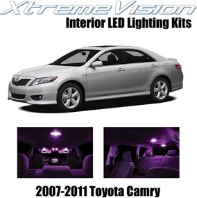 img 4 attached to XtremeVision Interior LED For Toyota Camry 2007-2011 (12 Pieces) Pink Interior LED Kit Installation Tool