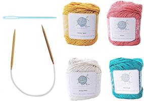 img 4 attached to 🧶 MindfulKnits Knitting Kit for Beginners Including Knitting Needles