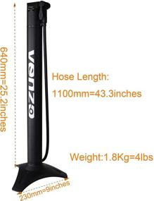 img 3 attached to 🚲 VENZO Road Mountain MTB Bike Bicycle High Pressure 160 PSI Floor Rechargeable Reserve Air Tank for Tubeless Tire - Rechargeable Air Tank by CyclingDeal