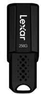 💻 lexar jumpdrive s80 256gb usb 3.1 flash drive, black, high-speed read up to 150mb/s (model: ljds080256g-bnbnu) logo