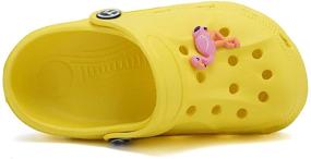 img 2 attached to 👧 Unisex Kids Classic Garden Clogs: Slip-on Beach Sandals for Boys and Girls