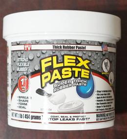 img 4 attached to 🔳 Flex Seal Flex White Paste 1lb Jar with Allway Tools Putty Knives 3 pack (1.5-inch/2-inch/3-inch) (2 Items)