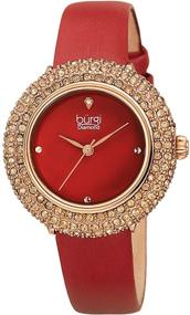 img 4 attached to Burgi Swarovski Colored Crystal Watch