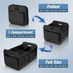 img 1 attached to Organizer Mini Van Foldable Compartments Reinforced