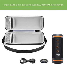 img 3 attached to Чехол для переноски динамика Bushnell Wingman GPS: защитный чехол-сумка для динамика Wingman Bluetooth - совместимый дизайн