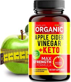 img 4 attached to 🍎 Apple Cider Vinegar Capsules с высоким содержанием с Матерью + Кето BHB - 1950 мг, Кето Таблетки для Похудения - Пилюли яблочного уксуса для похудения, Кето Пилюли Для Похудения - Дополнительное средство для похудения