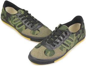 img 4 attached to Stylish and Comfortable OSdream 👟 Canvas Shoes for Women in Black