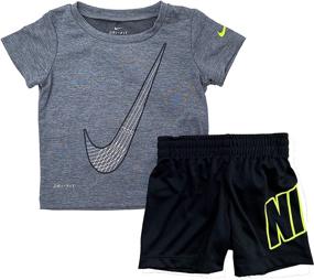 img 1 attached to Nike Dri-FIT Dropsets T-Shirt for Boys, Style 66H365 K6N