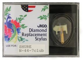 img 1 attached to 🎧 Возродите ваш проигрыватель с JICO Запасной иглой Shure N44-7 CLUB