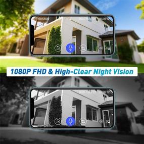 img 2 attached to 📷 VANBAR Wireless Solar Powered Security Camera: 1080P WiFi, Motion Detection, 2-Way Audio, Night Vision, IP65 Weatherproof, Free Cloud Storage
