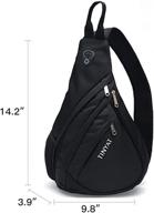 🎒 tinyat sling crossbody shoulder backpack: compact and convenient storage solution logo