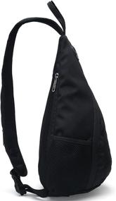 img 3 attached to 🎒 TINYAT Sling Crossbody Shoulder Backpack: Compact and Convenient Storage Solution
