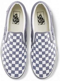 img 1 attached to Vans Classic Checkerboard BlueGranite TrueWhite