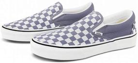 img 3 attached to Vans Classic Checkerboard BlueGranite TrueWhite