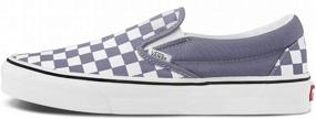 img 4 attached to Vans Classic Checkerboard BlueGranite TrueWhite