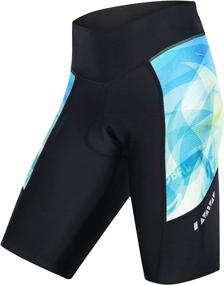 img 4 attached to 🚴 MUCUBAL Women's Cycling Shorts with 3D Padding for Spinning, Road Biking, and Cycling