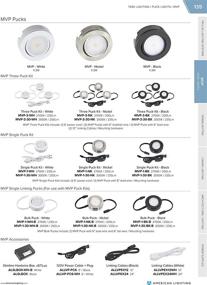 img 2 attached to 💡 Dimmable 3 Puck Lighting Kit - American Lighting MVP 3 BK