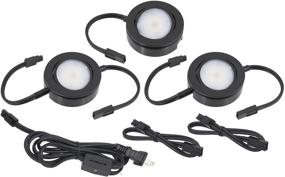 img 4 attached to 💡 Dimmable 3 Puck Lighting Kit - American Lighting MVP 3 BK