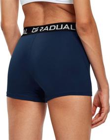 img 1 attached to 🏐 G Gradual Women's Spandex Compression Volleyball Shorts: Stylish Workout Pro Shorts for Women