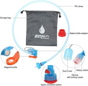 img 1 attached to 🚰 Lixada Water Bottle Tube Replacement Kit for Hydration Bladder Reservoir Pack