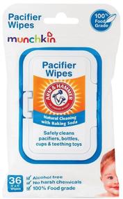 img 4 attached to 👶 Munchkin Arm &amp; Hammer Pacifier Wipes - 144 Count (4 Packs of 36 Wipes)