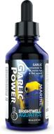 🧄 brightwell aquatics garlic power: boost your marine aquarium with liquid garlic concentrate logo