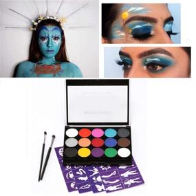 img 1 attached to Wismee Painting Halloween Cosmetics Templates