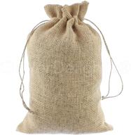 🎁 cleverdelights 8x12 burlap bags with drawstring - 5 pack: perfect for crafting, storage, and gift wrapping logo