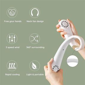 img 2 attached to Canyoo 360°Cooling Rechargeable Conditioner Adjustable