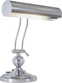 img 4 attached to 🏺 Enhance Your Space with the Home Intuition Classic Antique Retro Adjustable Leaning Piano Lamp Banker Desk Light (Satin Nickel)