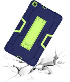 img 1 attached to Cantis Galaxy Tab A 8.0 2019 Case - Slim Heavy Duty Shockproof Rugged Protection for Galaxy Tab A 8.0 Inch 2019 (SM-T290/T295), Navy Blue+Green