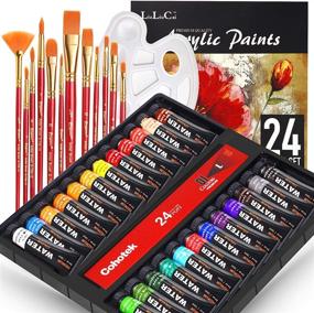 img 4 attached to Acrylic Non Toxic Painting Beginners Professional