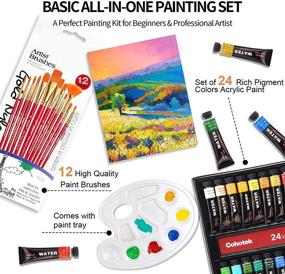 img 3 attached to Acrylic Non Toxic Painting Beginners Professional