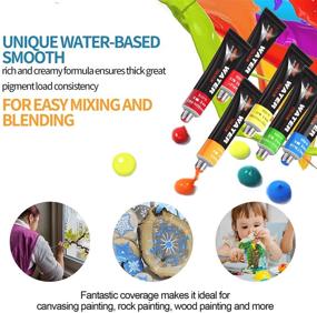 img 1 attached to Acrylic Non Toxic Painting Beginners Professional